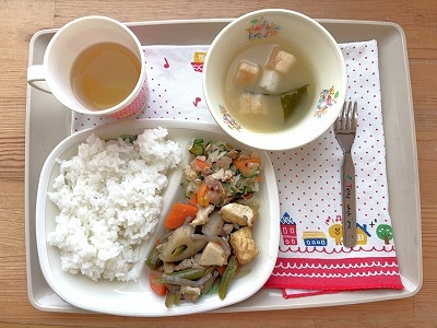 今日の給食